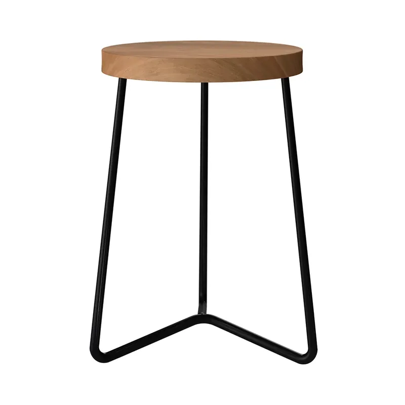 Bästa pris V1 pall 45 teak / svart